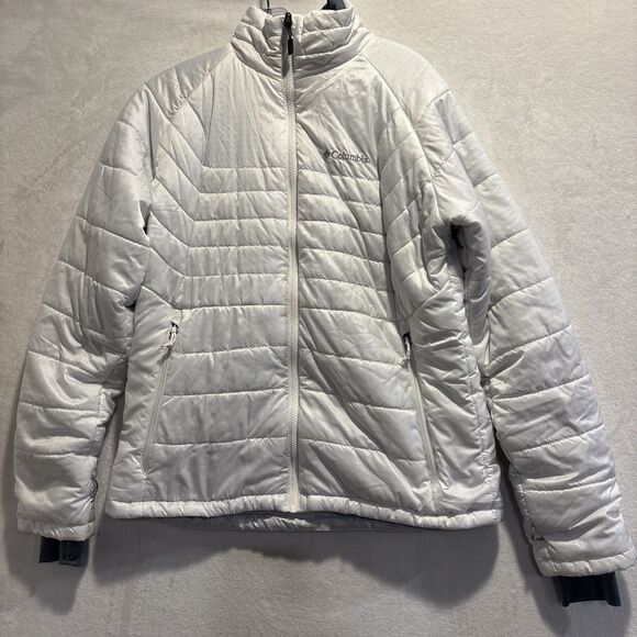 Columbia Whirlibird Omni Heat 3 In 1 Hooded Jacket Women’s Large Interchange Red - Picture 12 of 16